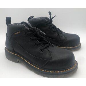 Dr Martens FX Steel Toe Chukka Work Boots Black Leather Industrial Flux Womens 5